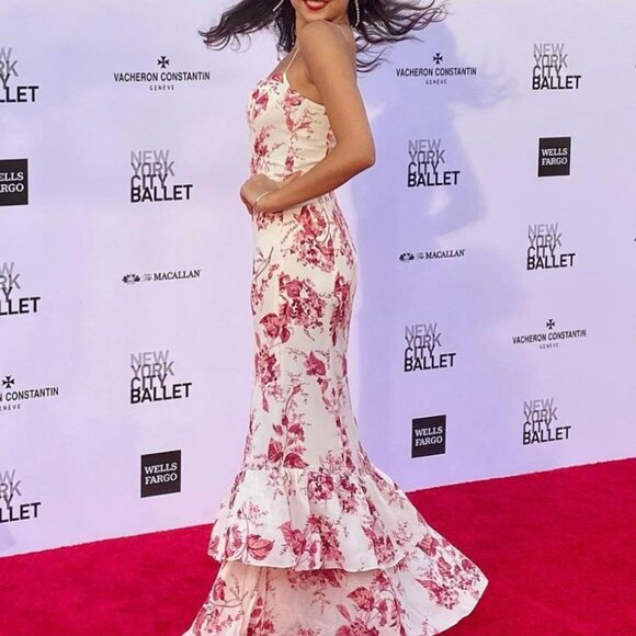 NWT Reformation Fallon Maxi Dress Sz4 Paris Floral - Picture 4 of 14